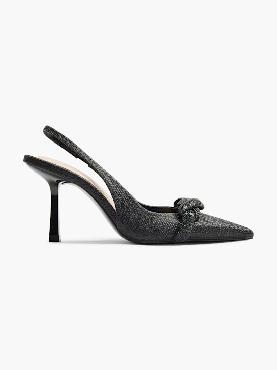 Catwalk Slingback salonarji Črna 18539 1