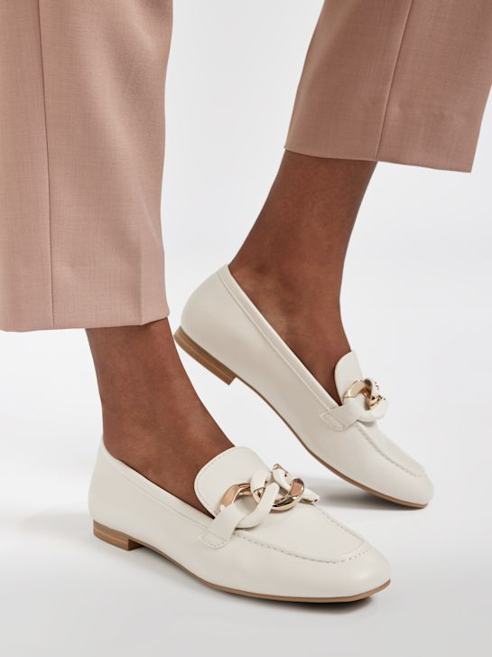Mocassino bianco donna new arrivals