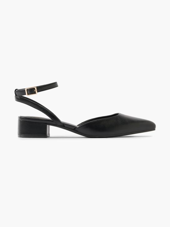 Graceland Slingback salonarji Črna 4597 1