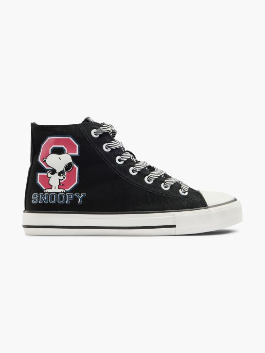 Peanuts Sneaker alta Nero 3674 1