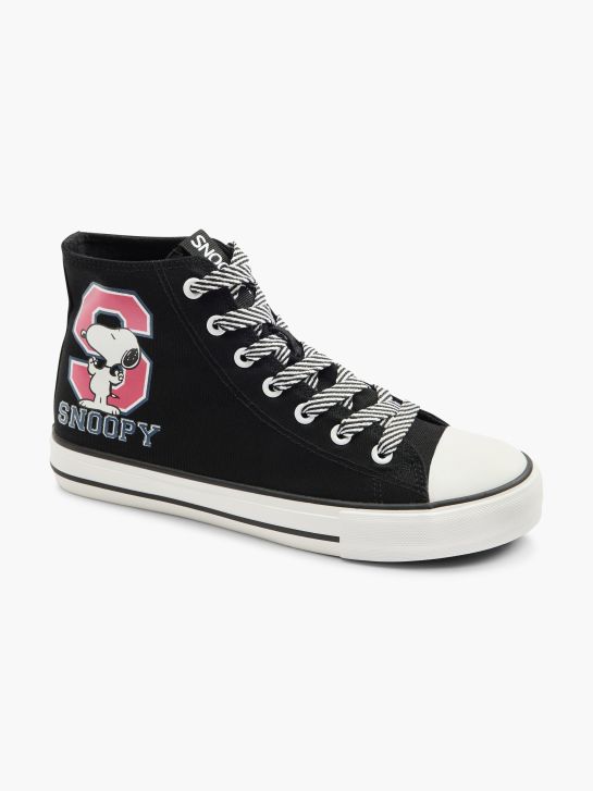 Peanuts Sneaker alta Nero 3674 6