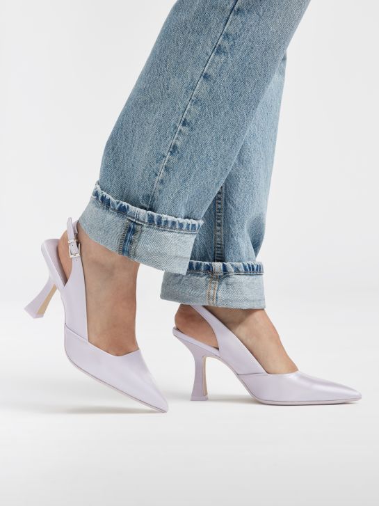Catwalk Lodi ky s otev enou patou Fialova DEICHMANN