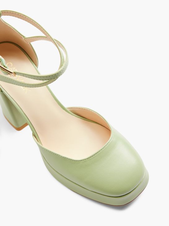 Catwalk Pantofi cu cataramă verde 6406 2