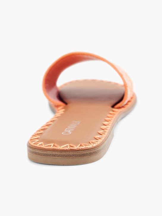 Catwalk Slip in sandal orange 7360 4