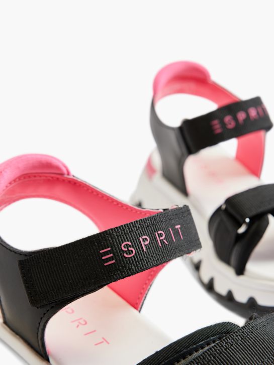 Esprit Sandal med tå-split schwarz 33220 5