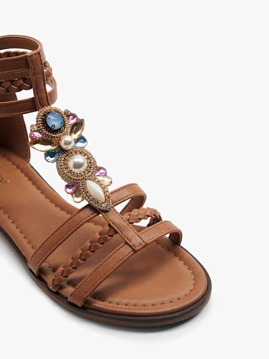 Graceland Sandale Cognac DEICHMANN