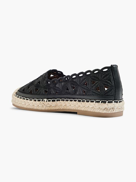 Graceland Espadrill Svart 17942 3