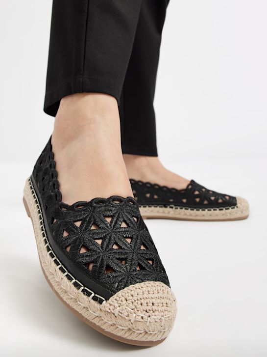 Graceland Espadrille Sort 17942 5