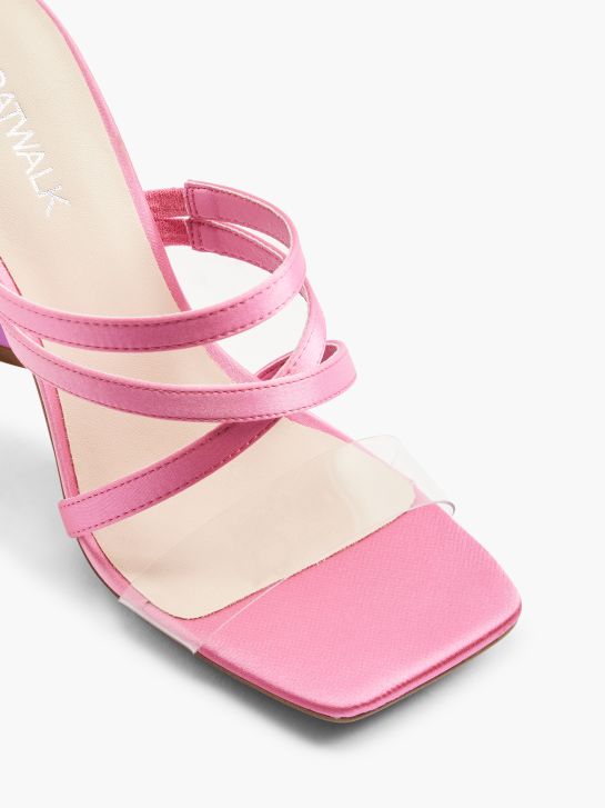 Catwalk Ciabatta aperta dietro Rosa 6485 2