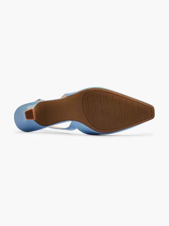 Graceland Zapatos abiertos de tacón Azul 20270 4