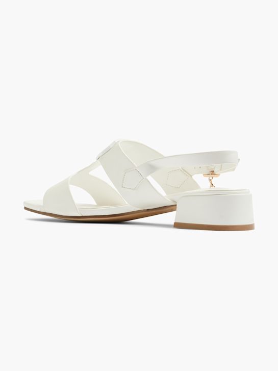 Ciabatte Basse Laura Biagiotti 9108 | In Gomma Con Soletta In Pelle, Colore Bianco - Taglia 39