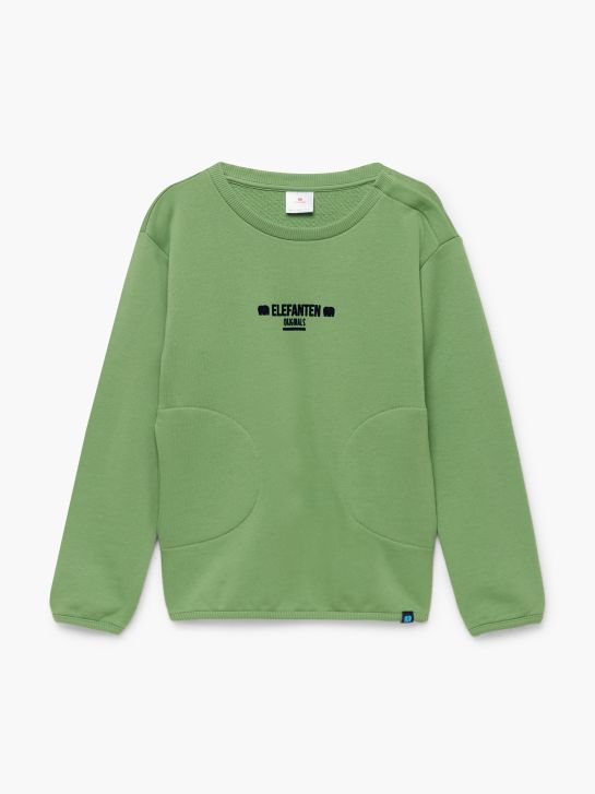 elefanten Sweatshirt Grön 2872 1