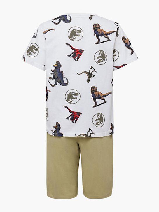 T-shirt Vert Jurassic World Pour Homme, Taille S, Coton, Manches Courtes