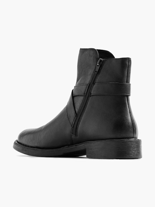 AM SHOE Botine Negru 4813 3