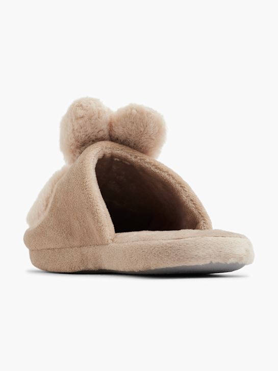 Casa mia Zapatilla de casa Taupe 1302 3