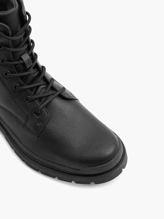 AM SHOE Stivale allacciato Nero 19505 2