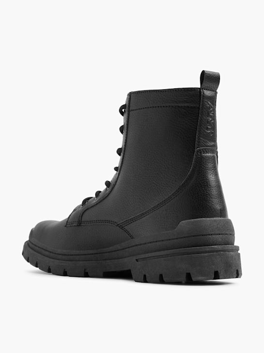 AM SHOE Stivale allacciato Nero 19505 3