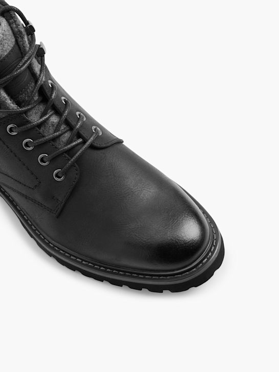 AM SHOE Ghete cu șireturi Negru 17764 2