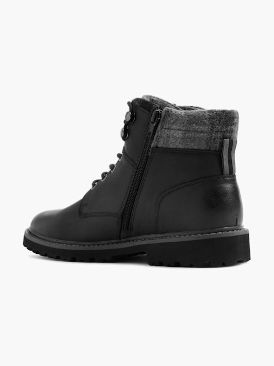 AM SHOE Ghete cu șireturi Negru 17764 4