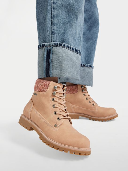 TOM TAILOR Schnürboots Puder 3022 5