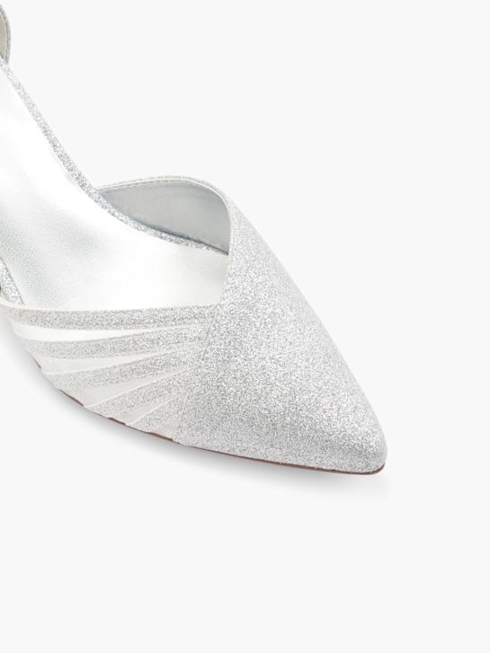 Catwalk Pump med spänne Silver 19265 2