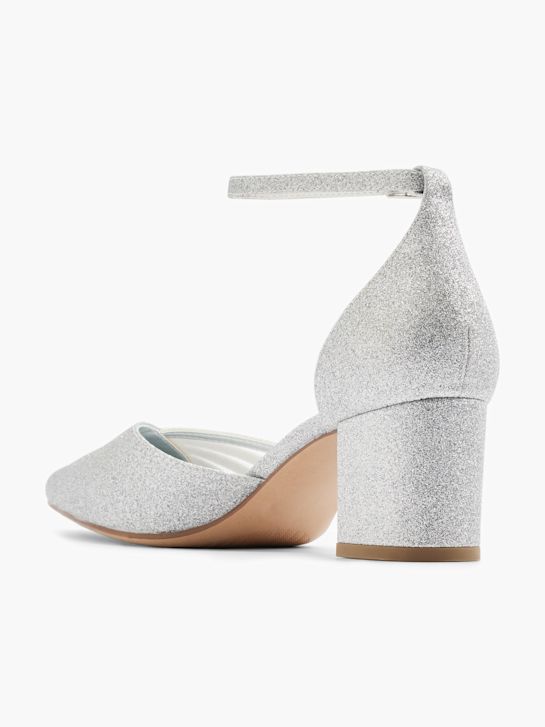 Catwalk Pump med spänne Silver 19265 3