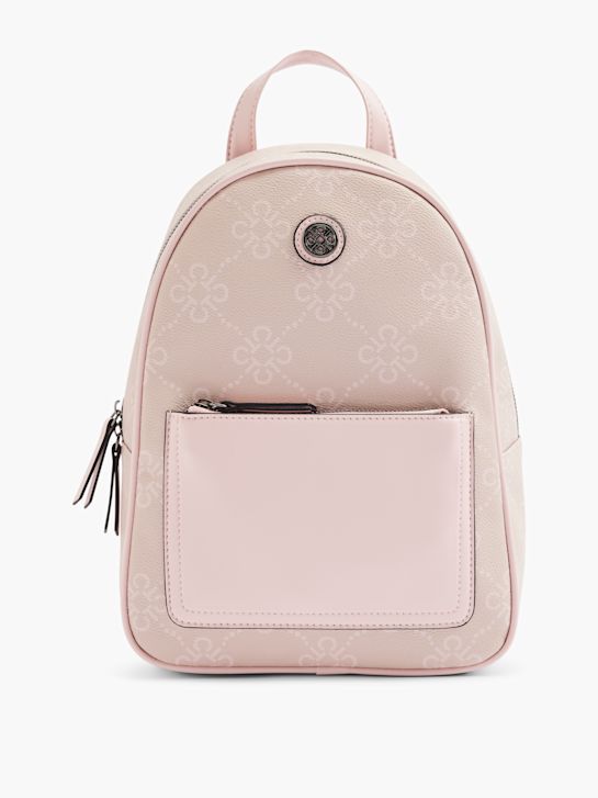 Liu Jo zaino da donna con trama logo in rilievo true champagne