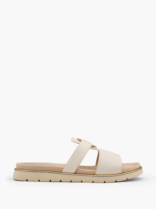 TOM TAILOR Slip-in sandal Cream 11906 1