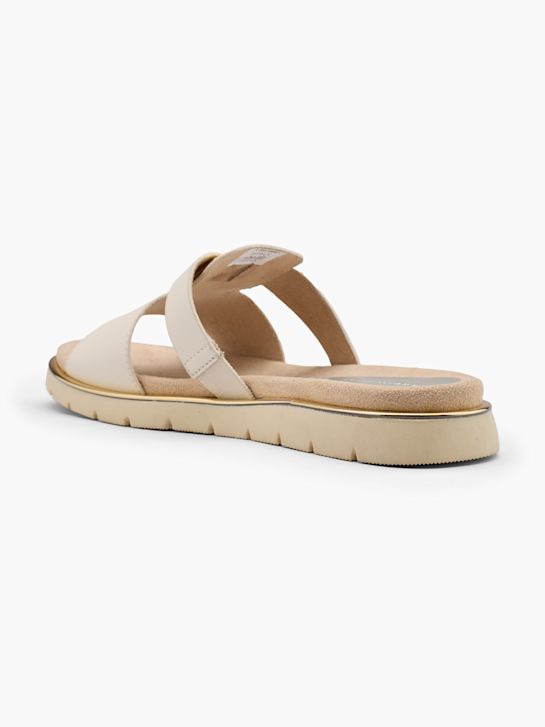 TOM TAILOR Slip-in sandal Cream 11906 3