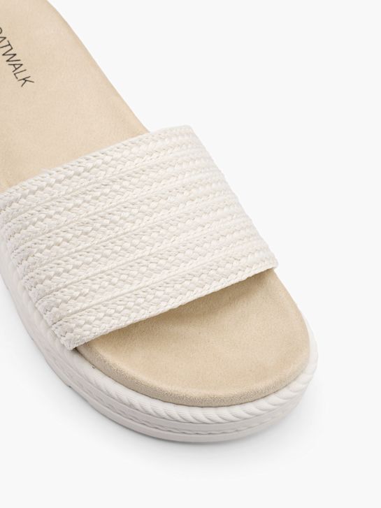 Catwalk Slip in sandal Hvid 13057 2