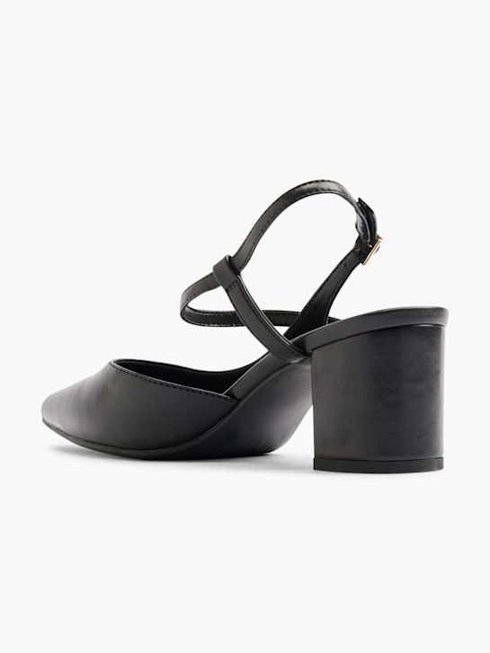 Graceland Slingback salonarji Črna 14215 3