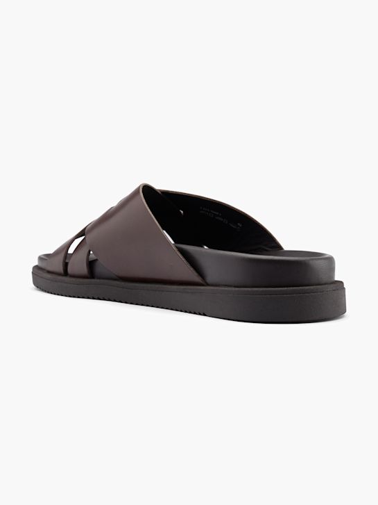 AM SHOE Slip in sandal Brun 16054 3