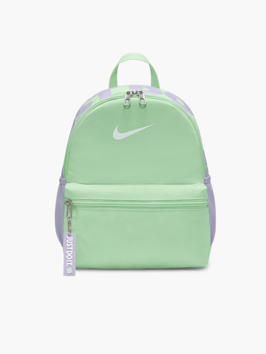 Kleiner Gabby Rucksack In Grün – Aus Satin & Polyester, Verstellbare Träger, Klassisches Design