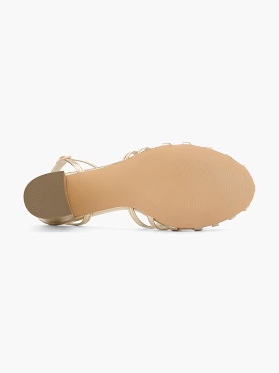 Catwalk Sapato de salto Ouro 28730 4