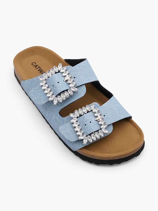 Catwalk Ciabatta con plantare profondo Azzurro DEICHMANN