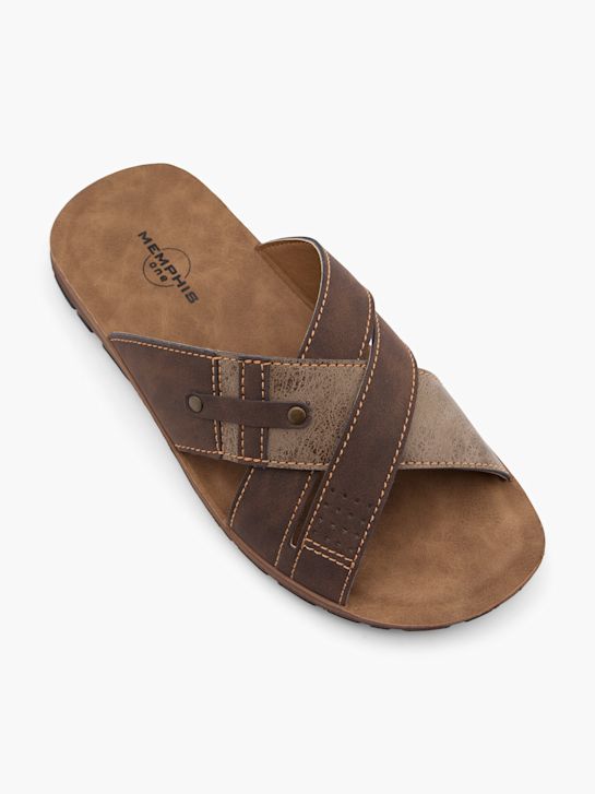 Memphis One Ciabatta aperta dietro Marrone DEICHMANN