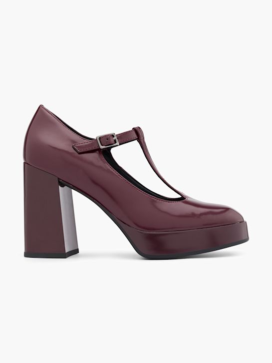 Catwalk Lodičky s remienkom Bordová 41613 1
