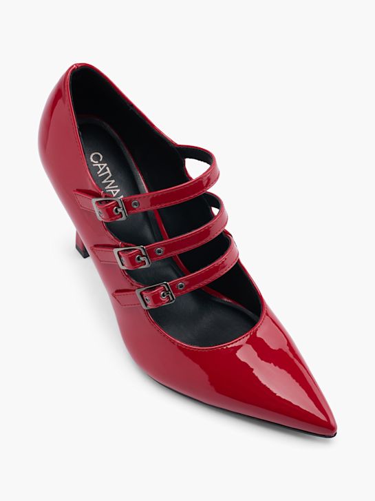 Catwalk Lodičky s remienkom Červená 46503 2
