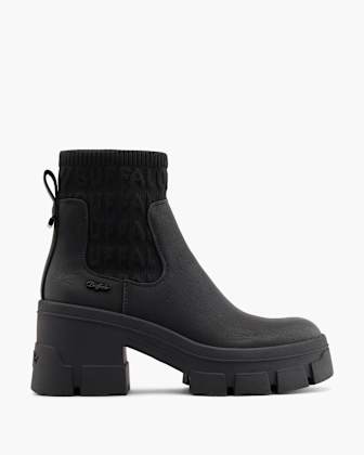 Stiefeletten Damen Schnürstiefel High Top Sneaker Vintage