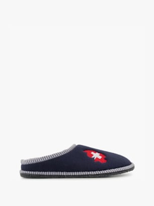 Casa mia Chaussons Bleu foncé