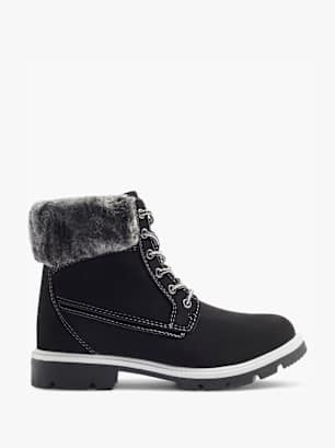 Vty Bottes à lacets Noir