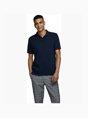 JACK & JONES Polo-Shirt Dunkelblau