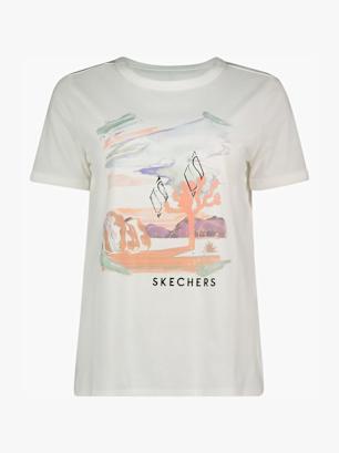 Skechers Tee-shirt Blanc