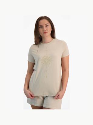 Black Box Tee-shirt Beige