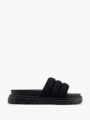 Graceland Flache Pantolette Schwarz