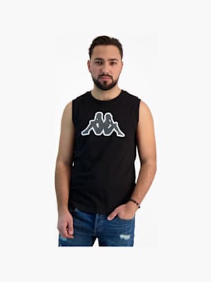 Kappa Débardeur Noir