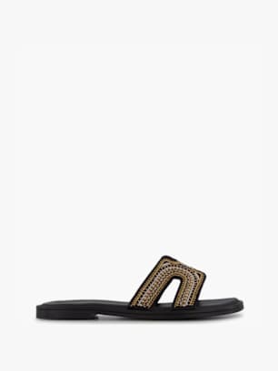 5th Avenue Flache Pantolette Beige