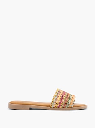 Catwalk Flache Pantolette Multicolor