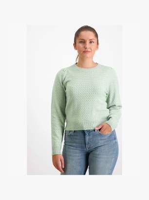 ONLY Strickpullover Grün