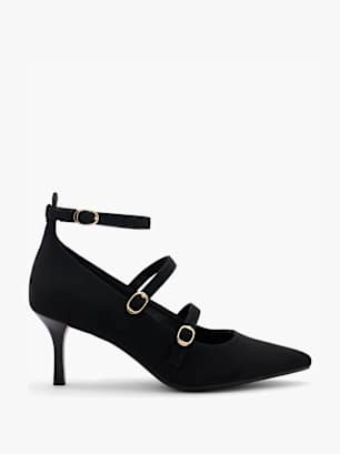 Catwalk Spangenpumps Schwarz